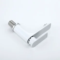 Robinet Lave-Mains|Bernstein Robinet mitigeur pour vasque ou lavabo 4024CW chromé blanc