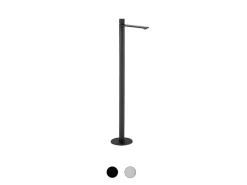 Robinet Lave-Mains|Bernstein Robinet mitigeur sur pied pour lavabo totem 8046 - chrome ou noir mat Noir mat
