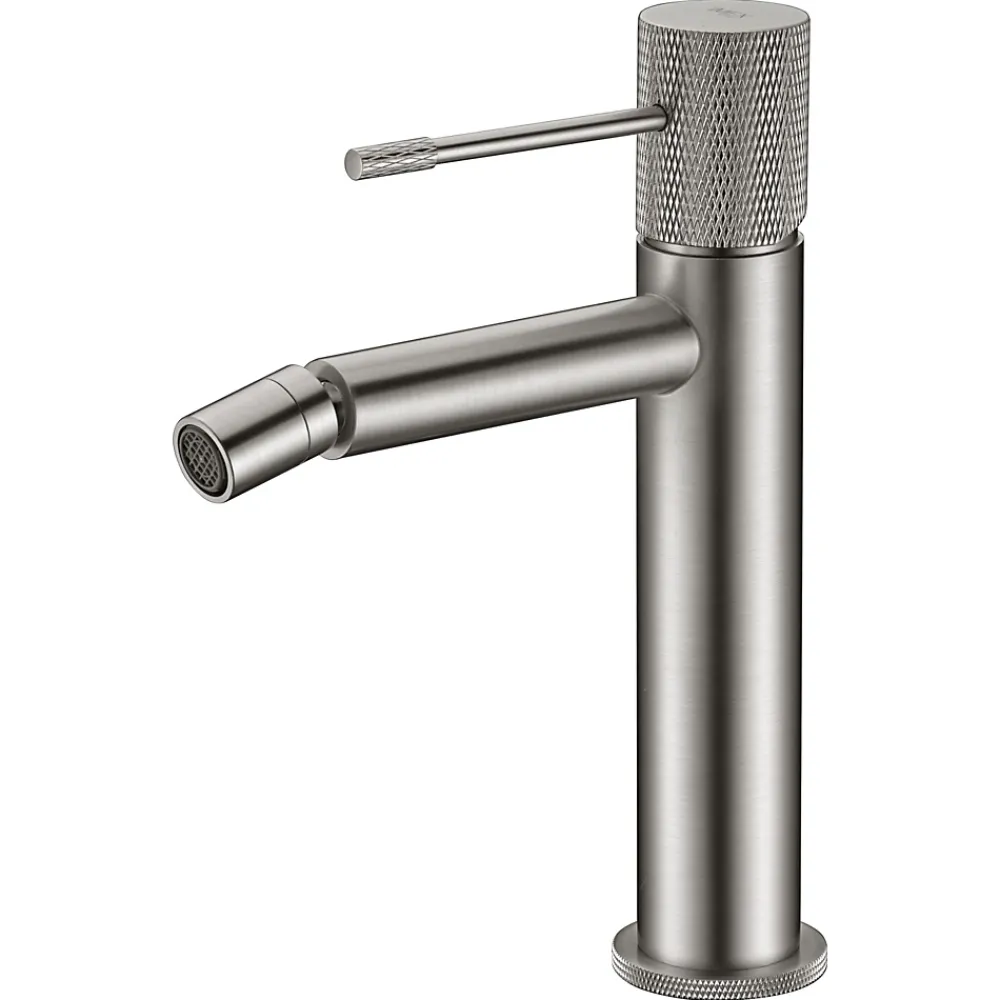 Robinet De Bidet|Imex Products Robinet monocommande bidet en laiton finition nickel brosse avec cartouche ceramique