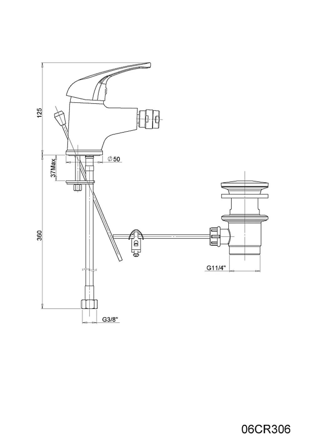 Kiamami Valentina Robinet Monocommande Pour Bidet Chrome - Future