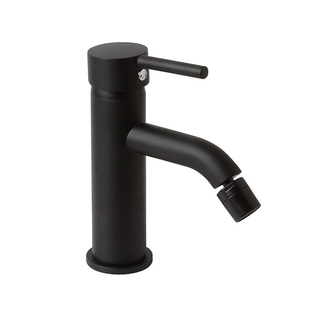 Robinet De Bidet|Kiamami Valentina Robinet Monotrou Pour Bidet Noir Mat - Fassa