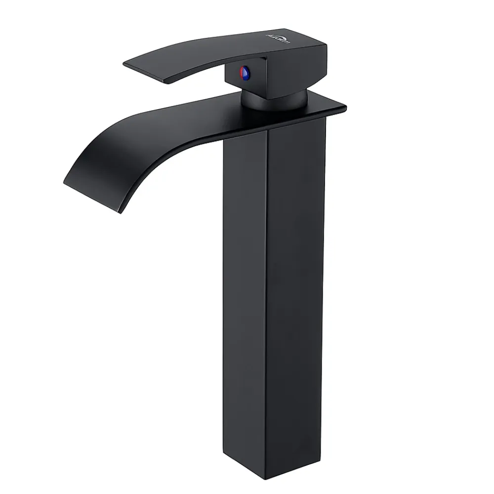 Robinet Lavabo Et Vasque|Auralum Max Robinet Salle de Bain Cascade Moderne, Mitigeur de Lavabo - Sortie Douce Sans Éclaboussures