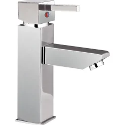 Robinet Lavabo Et Vasque|Autres Robinet salle de bain design mitigeur de lavabo chromé à économie d'eau vidage complet