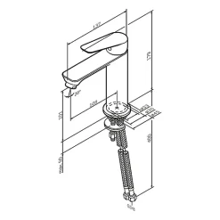 Robinet Lavabo Et Vasque|Am.Pm Europe Robinet Salle de Bain Mitigeur de lavabo, Chromé, Hit taille M, FTA02200 AM.PM