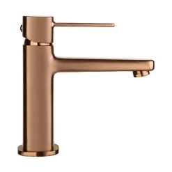 Robinet Lavabo Et Vasque|Invena Robinet Salle de Bain Mitigeur Lavabo Cuivre Bronze Monocommande Glamour