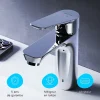 Robinet Lavabo Et Vasque|Am.Pm Europe Robinet Salle de Bain Mitigeur de lavabo avec bonde clic clac, Chromé, taille S, FTA82200 AM.PM