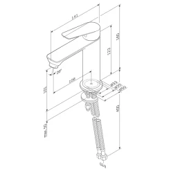 Robinet Lavabo Et Vasque|Am.Pm Europe Robinet Salle de Bain Mitigeur lavabo, Blanc, taille S, FTA02133 AM.PM