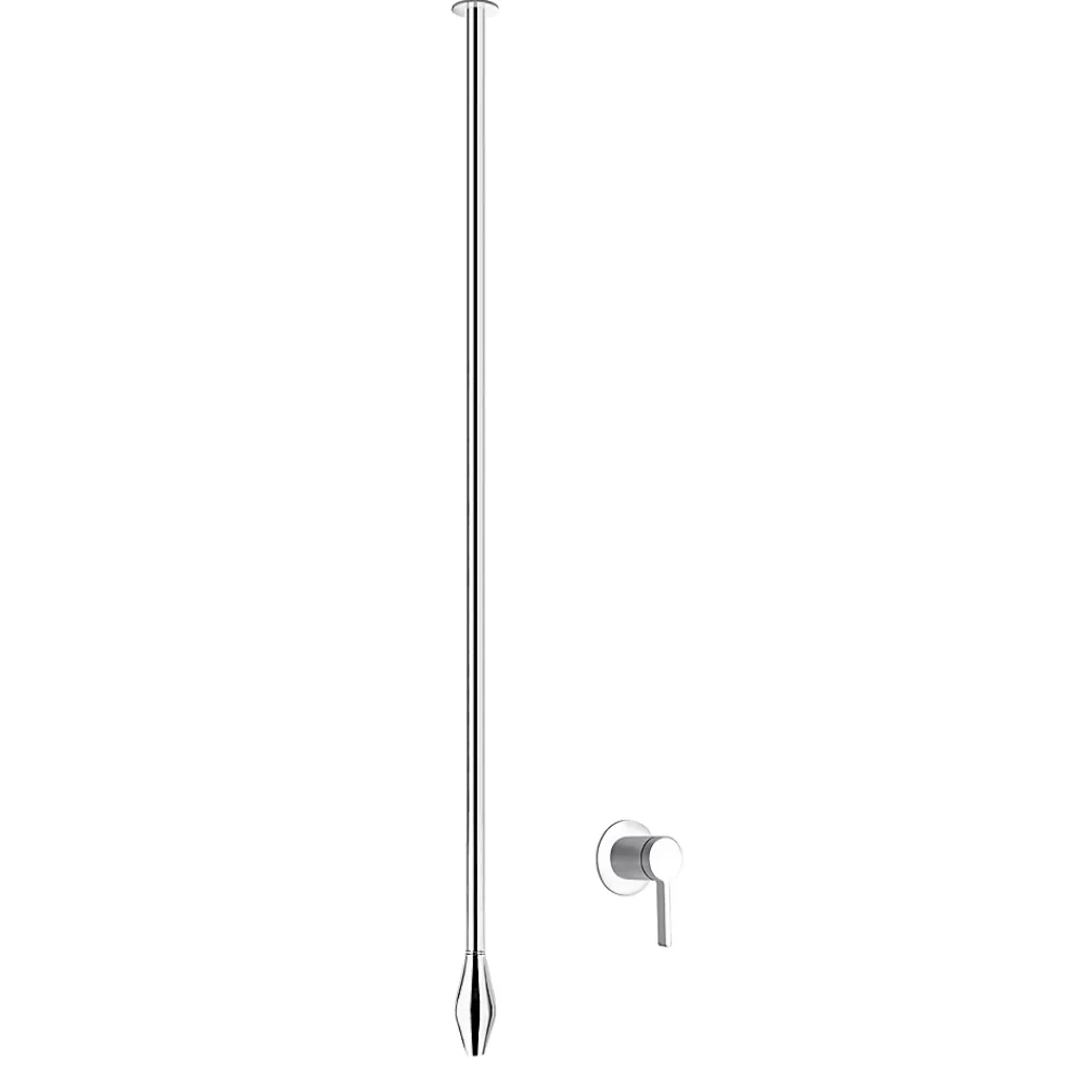Robinet Lave-Mains|Bernstein Robinetterie pour installation au plafond DROP 135 - longueur 135cm - finition Chrome