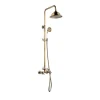 Colonne De Douche Mécanique|Rousseau Colonne de douche avec robinet melangeur Retro - Vieux-bronze