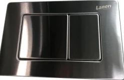 Laneri Réservoir caché compléte pour cuvette au sol avec plaque de commande en acier inoxydable double bouton
