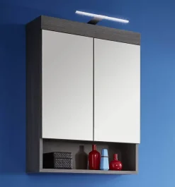 Trend Team RUNNER MOON - Meuble de salle de bain - Armoire de toilette en mélaminé. L-H-P: 58x75x18 cm