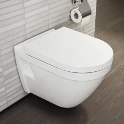 Vitra S50 Cuvette avec bride + Abattant avec frein de chute Duroplast