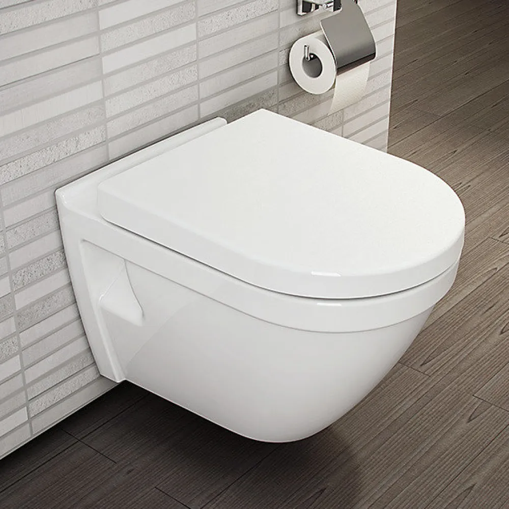 Vitra S50 Cuvette avec bride + Abattant avec frein de chute Duroplast