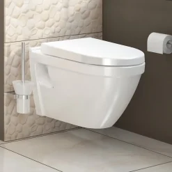 Vitra S50 Cuvette avec bride + Abattant avec frein de chute Duroplast