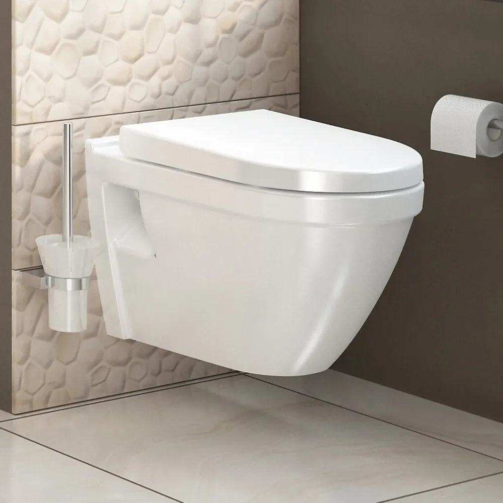 Vitra S50 Cuvette avec bride + Abattant avec frein de chute Duroplast