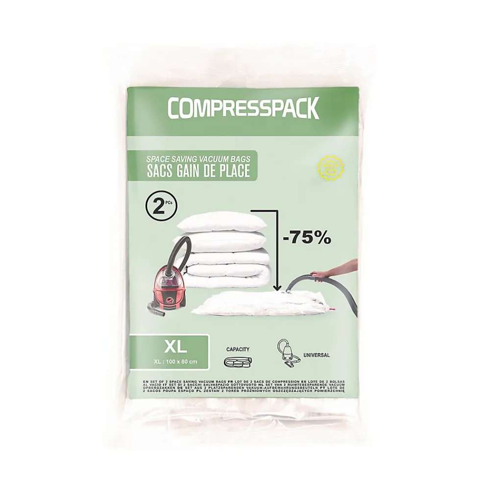 Accessoire Buanderie|Compactor Sac de rangement sous vide Compresspack L. 100 x l. 80 cm vendu par 2