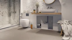 Wc Chimique Et Broyeur|Saniflo Sanibroyeur WC SFA Sanipack puissance 400 W sortie horizontale l.472 x P.169 x H.363 mm