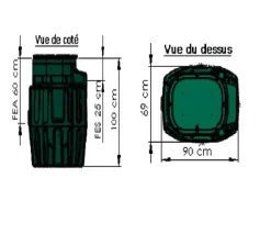 Saniflo SANIREL 420 EVO Pompe de relevage maison individuelle EAUX CHARGEES (WC) mono pompe 408