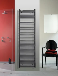 Sèche-Serviettes Eau Chaude|Acova Sèche serviette eau chaude Angora anthracite 795W