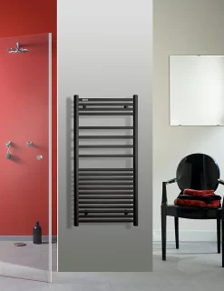 Acova Sèche serviette eau chaude Angora noir 460W
