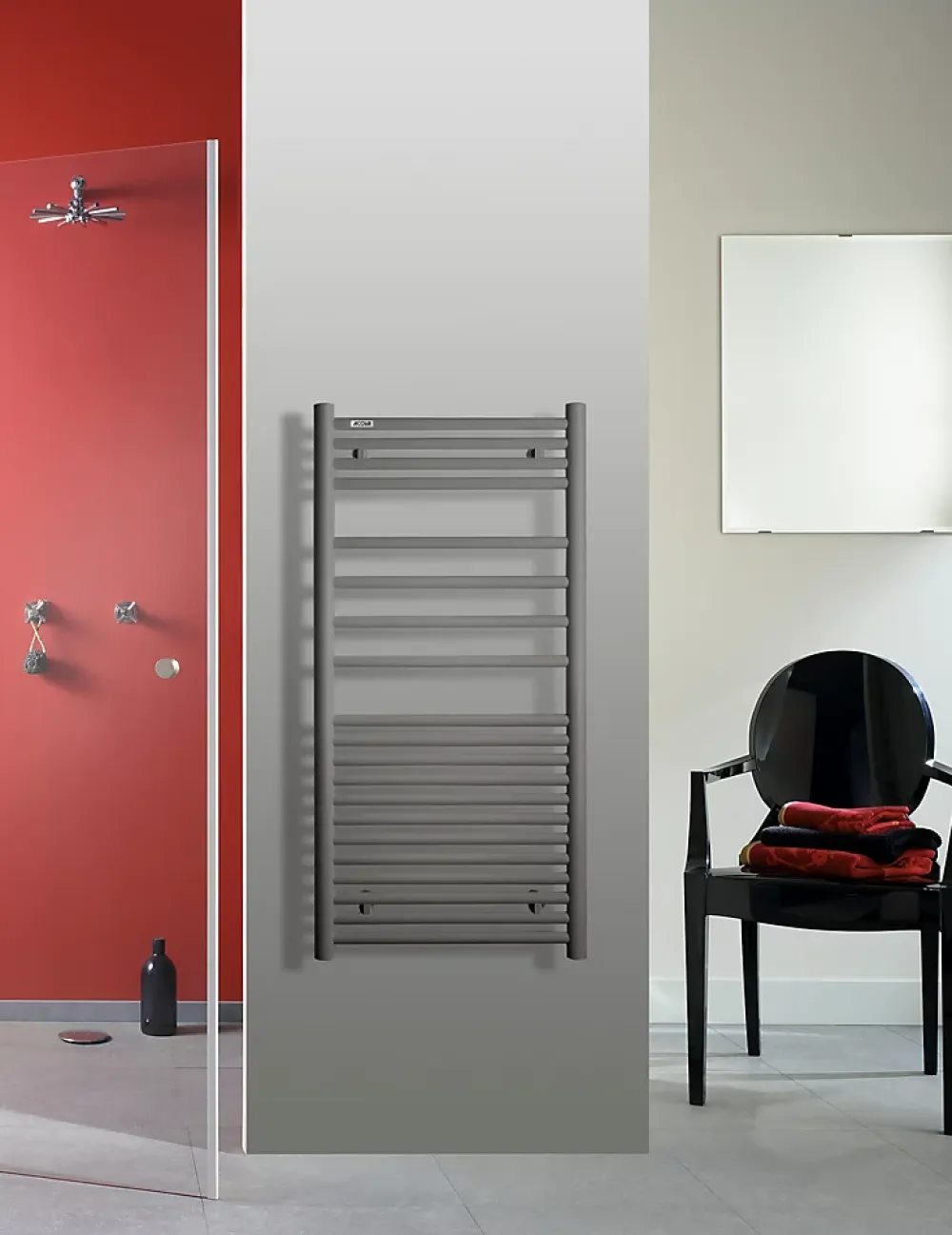 Acova Sèche serviette eau chaude Angora gris 460W