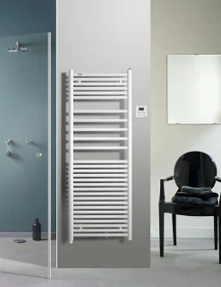 Acova Sèche serviette mixte électrique 300W / eau chaude 615W Angora