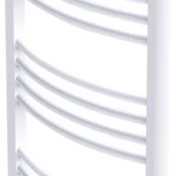 Sèche-Serviettes Eau Chaude|Vidaxl Sèche Serviettes Chauffage Central Incurvé 500x764mm + Connecteurs