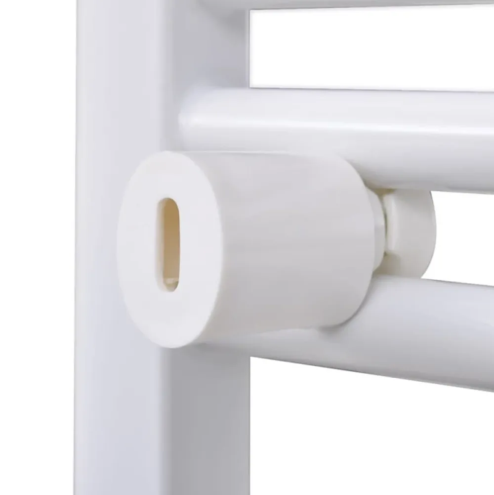 Sèche-Serviettes Eau Chaude|Vidaxl Sèche Serviettes Chauffage Central Incurvé 500x764mm + Connecteurs