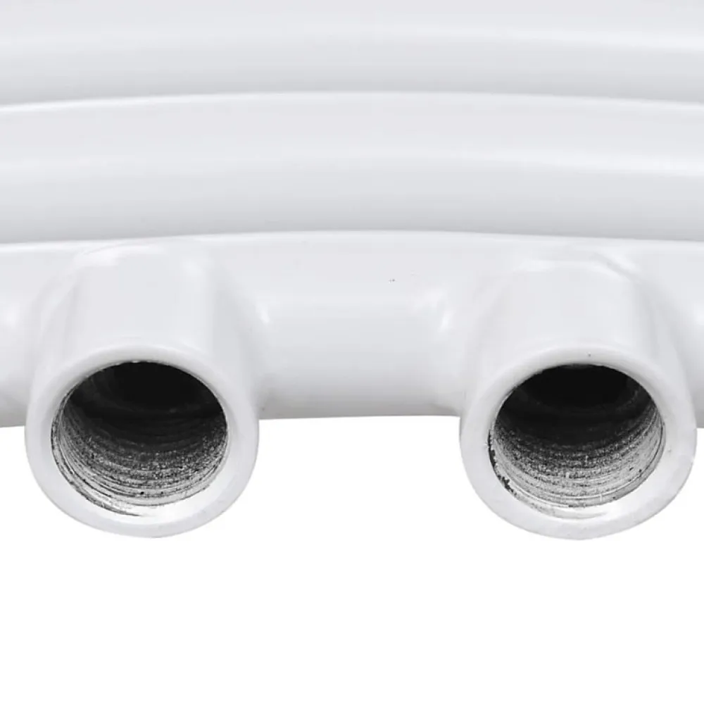 Sèche-Serviettes Eau Chaude|Vidaxl Sèche Serviettes Chauffage Central Incurvé 500x764mm + Connecteurs