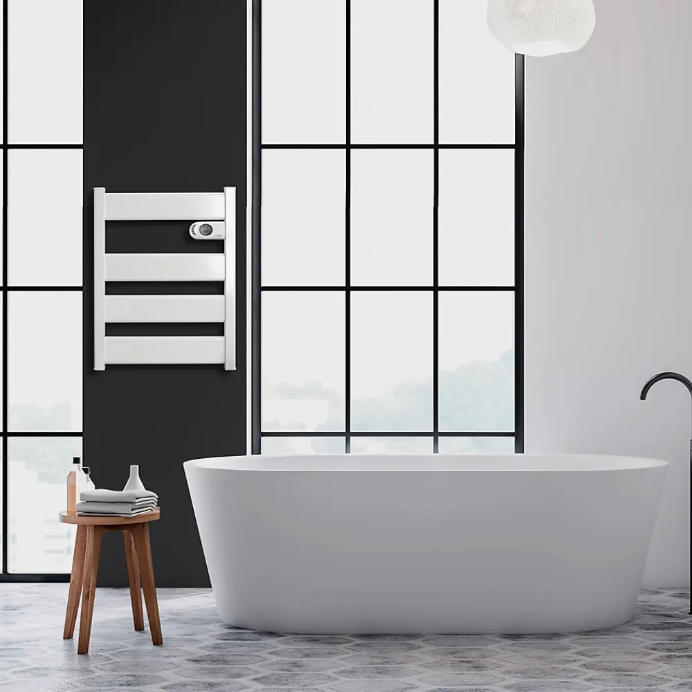 HJM Sèche serviettes électrique à inertie sèche Lysa 500W