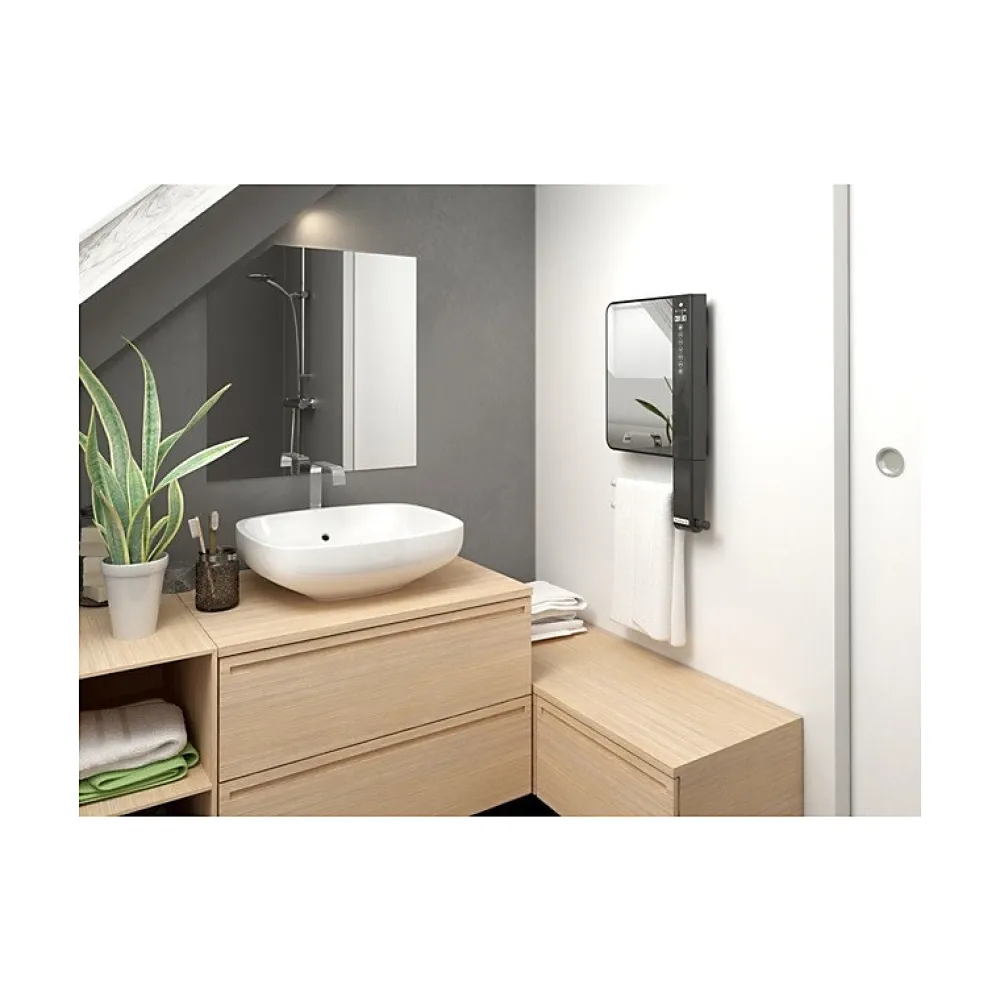 Sèche-Serviettes Soufflant|Thermor Sèche serviettes électrique miroir ILLICO 3 avec soufflant 800+1000W 491374