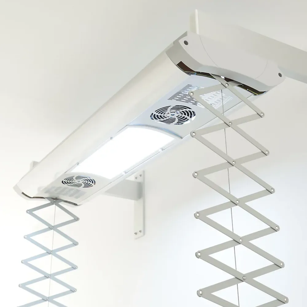Foxydry Sèche-linge électrique mural 122x57x30cm alu Air 120