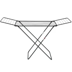 Etendoir À Linge|Wenko Sèche-linge pliable à bras design Champion - 18 m d'étendage - Noir