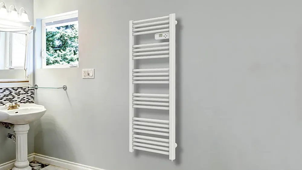 Sèche-Serviettes Électrique|Carrera Sèche-serviette Etroit 600W blanc