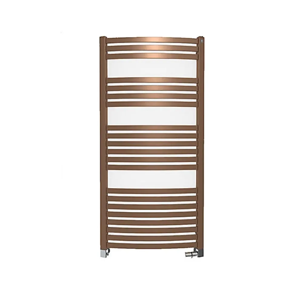 Matisere Sèche-serviette eau chaude cuivre lumineux de 860mm de haut et 500mm de large - 422 Watt - DEX860/500SXBCO