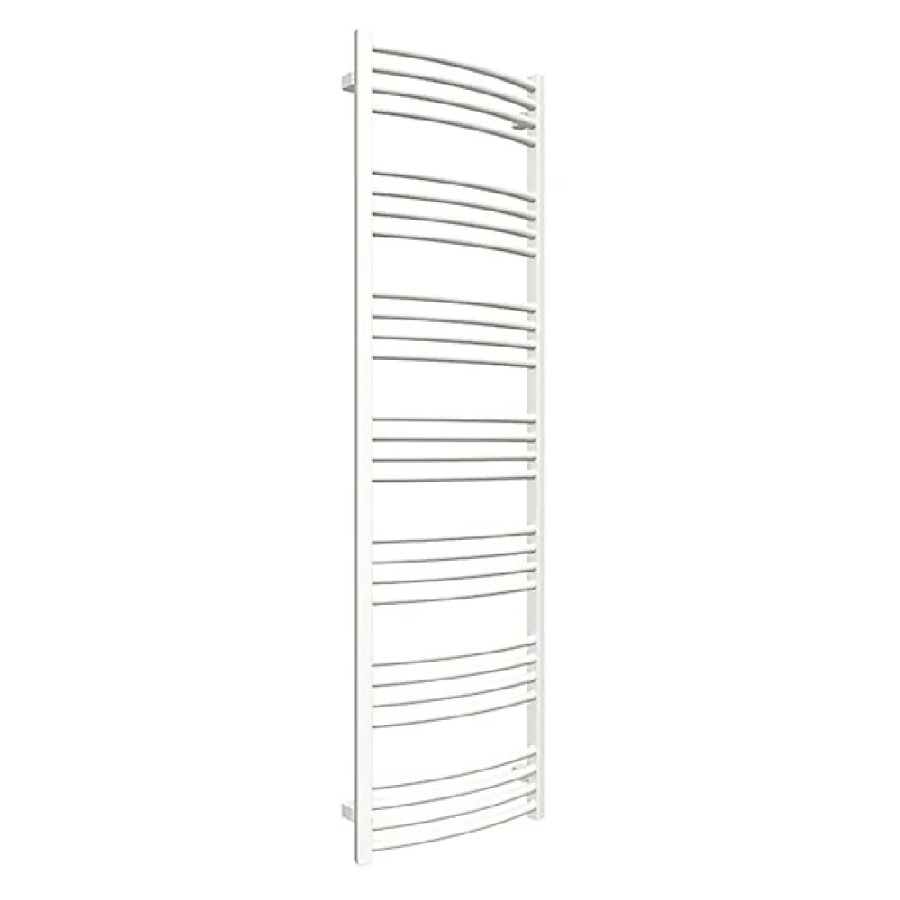 Matisere Sèche-serviette eau chaude blanc de 1860mm de haut et 600mm de large - 937 Watt - LEN1860/600SXB
