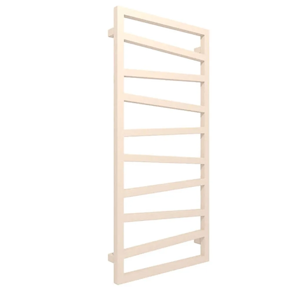 Sèche-Serviettes Eau Chaude|Matisere Sèche-serviette eau chaude beige de 1070mm de haut et 500mm de large - 418 Watt - ZIG1070/500ZX1015