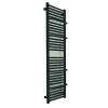 Matisere Sèche-serviette eau chaude noir de 1700mm de haut et 400mm de large - 703 Watt - LIM1700/400ZXN