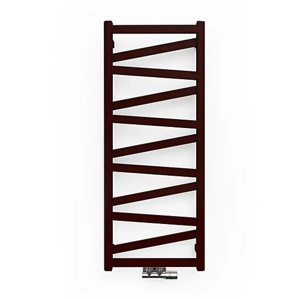 Matisere Sèche-serviette eau chaude noir de 510mm de haut et 400mm de large - 163 Watt - VIP510/400ZXN