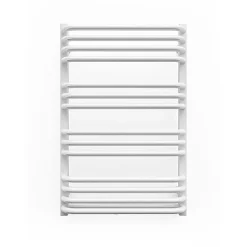 Matisere Sèche-serviette eau chaude blanc de 760mm de haut et 500mm de large - 412 Watt - ALE760/500ZXB