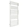 Matisere Sèche-serviette eau chaude blanc de 1240mm de haut et 450mm de large - 669 Watt - POC1240/450SXB