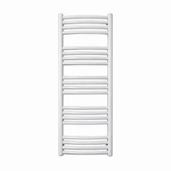 Sèche-Serviettes Eau Chaude|Matisere Sèche-serviette eau chaude blanc de 1140mm de haut et 486mm de large. - 483 Watt - LEN1140/486PSXB