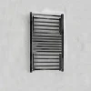 Sèche-Serviettes Eau Chaude|Deltacalor Sèche-serviette eau chaude noir de 1372mm de haut et 480mm de large - 500 Watt - STEND19/1372/480/N