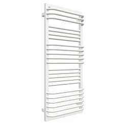 Matisere Sèche-serviette eau chaude blanc de 1240mm de haut et 600mm de large - 893 Watt - POC1240/600ZXB