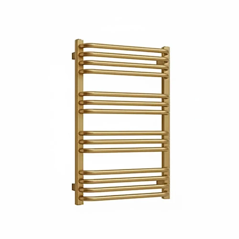 Sèche-Serviettes Eau Chaude|Matisere Sèche-serviette eau chaude doré de 540mm de haut et 300mm de large - 180 Watt - ALE540/300ZXBRA