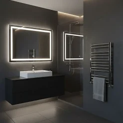 Matisere Sèche-serviette eau chaude chromé de 1510mm de haut et 600mm de large - 510 Watt - BON1510/600SXCROK