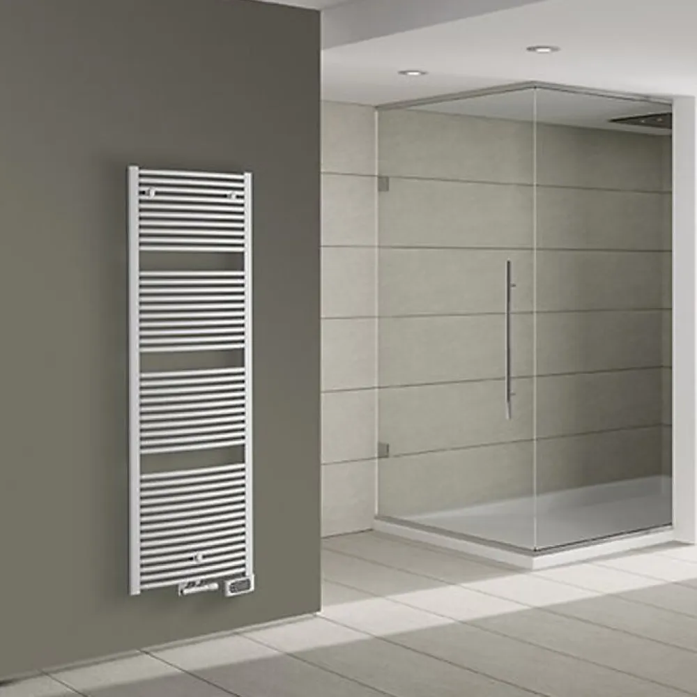 Irsap Sèche-serviette eau chaude Venus blanc - 1166 W - Raccord central -