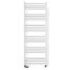 Matisere Sèche-serviette eau chaude blanc de 1380mm de haut et 530mm de large - 616 Watt - FIO1380/530SXB