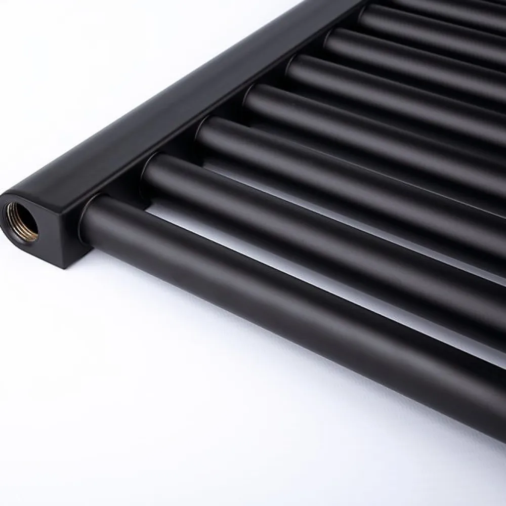 Sèche-Serviettes Eau Chaude|Irsap Sèche-serviette eau chaude étroit Arès - Noir - 710 W