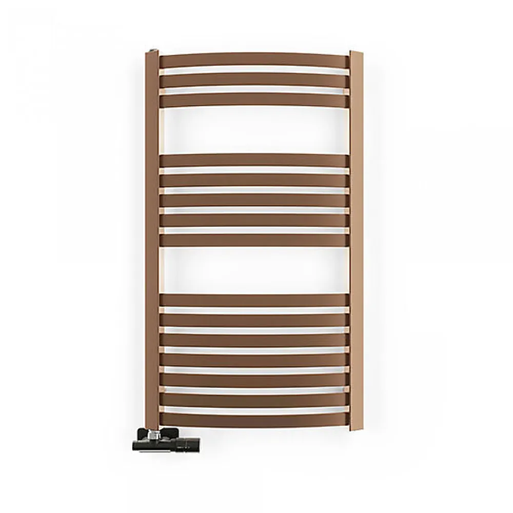 Matisere Sèche-serviette eau chaude cuivre lumineux de 1760mm de haut et 400mm de large - 646 Watt - DEX1760/400ZXBCO
